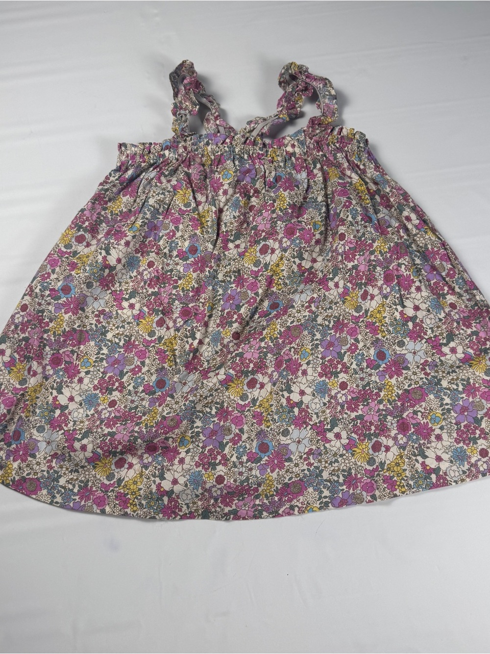 🌸 Bisby Floral Ruffle Shirt Size 10 EUC 🌸